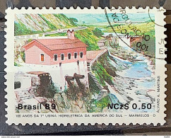 C 1644 Brazil Stamp 100 Years Hydroelectric Marmelos Energy Electricity Juiz De Fora 1989 Circulated 26 - Oblitérés