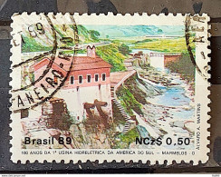 C 1644 Brazil Stamp 100 Years Hydroelectric Marmelos Energy Electricity Juiz De Fora 1989 Circulated 21 - Oblitérés