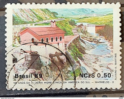 C 1644 Brazil Stamp 100 Years Hydroelectric Marmelos Energy Electricity Juiz De Fora 1989 Circulated 2 - Gebruikt