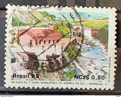 C 1644 Brazil Stamp 100 Years Hydroelectric Marmelos Energy Electricity Juiz De Fora 1989 Circulated 19 - Oblitérés