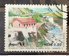 C 1644 Brazil Stamp 100 Years Hydroelectric Marmelos Energy Electricity Juiz De Fora 1989 Circulated 11 - Oblitérés