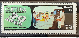 C 1635 Brazil Stamp 20 Years Of TV Culture Communication 1989 - Unused Stamps