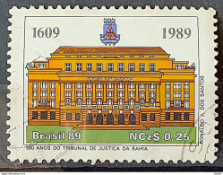 C 1619 Brazil Stamp 380 Years Court Of Justice Of Bahia Law 1989 Circulated 4 - Usati