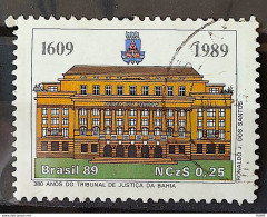 C 1619 Brazil Stamp 380 Years Court Of Justice Of Bahia Law 1989 Circulated 5 - Oblitérés