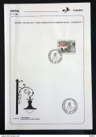 Brochure Brazil Edital 1989 17 Hydrelectric Plant Marmelos Energy With Stamp CBC MG Juiz De Fora - Lettres & Documents