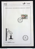 Brochure Brazil Edital 1989 17 Hydrelectric Plant Marmelos Energy With Stamp CBC MG Juiz De Fora - Covers & Documents