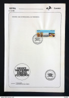 Brochure Brazil Edital 1989 16 International Year Photography With Stamp CBC DF Brasília - Cartas & Documentos