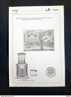 Brochure Brazil Edital 1989 14 BRASILIANA Stamp Day Spain Portugal Without Stamp - Lettres & Documents