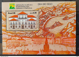 B 81 Brazil Stamp Brasiliana Exposition Filatelica Inter-American Spain And Portugal Stamp Day 1989 - Neufs