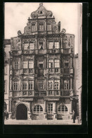 AK Heidelberg, Frontalansicht Des Hôtel Und Restaurant Zum Ritter  - Heidelberg