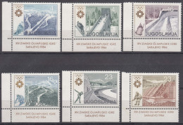 Yugoslavia 1983, 1984 Winter Olympic Games Sarajevo Mi#2007-2012 Mint Never Hinged - Nuovi