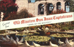 72278211 San_Juan_Capistrano Old Mission Campanario Bell Wall Fountain White Kin - Other & Unclassified