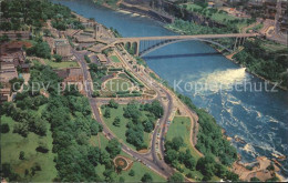 72278161 Niagara Falls Ontario Rainbow Bridge With Niagara Falls New York Aerial - Sin Clasificación