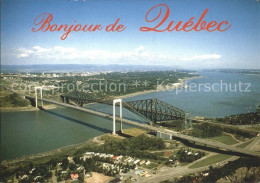 72277454 Quebec Ponts Quebec Fliegeraufnahme Quebec - Zonder Classificatie