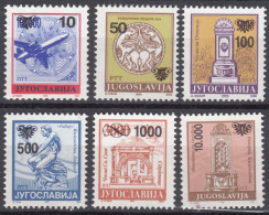 Yugoslavia 1993 Mi#2622-2627 Mint Never Hinged - Ongebruikt