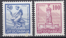 Yugoslavia 1992 Mi#2582-2583 Mint Never Hinged - Unused Stamps