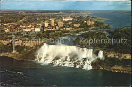 72271908 Ontario Canada Niagara Falls American Falls Niagara River Aerial View K - Ohne Zuordnung