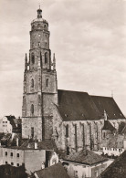 8860 NÖRDLINGEN, Pfarrkirche St. Georgskirche, Verlag Hirsch, Rücks. Kl. Klebereste - Nördlingen