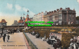 R496236 Pier Entrance And Gardens. Eastbourne. The Combine Series. 1924 - Mondo