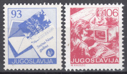 Yugoslavia 1987 Mi#2255-2256 Mint Never Hinged - Ongebruikt