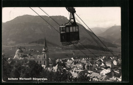 AK Mariazell, Seilbahn über Der Ortschaft  - Funicular Railway