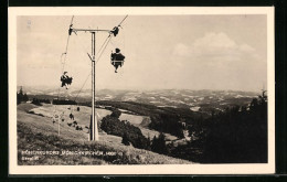 AK Mönichkirchen, Berglift Mit Passagieren  - Funicular Railway