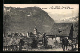 CPA Ugine, Vu Des Villas, Le Fort De Marteau Et La Côte De Merlens  - Ugine