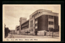 Cartolina Bari, Corso Della Vittoria, Palazzo Della Milizia  - Bari