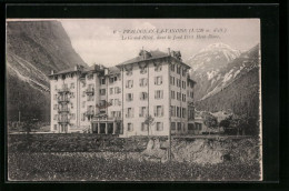 CPA Pralognan-la-Vanoise, Le Grand-Hôtel Dans Le Fond Petit Mont-Blanc  - Pralognan-la-Vanoise