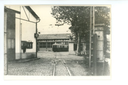 PHOTO " Tramway électrique De DIJON " Année 1958 Rue Des Trois Forgerons  Gare ? - Trains