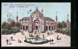 AK Milano, Esposizione 1906, Arti Decorative Moderne  - Expositions