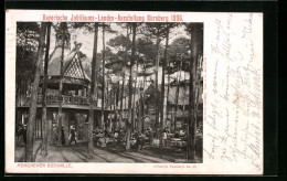 AK Nürnberg, Bayerische Jubiläums-Landes-Ausstellung 1906, Münchner Bierhalle  - Expositions