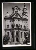 Foto-AK Deutscher Kunstverlag, Nr. 2: Neresheim, Benediktiner-Klosterkirche  - Fotografía