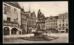 AK Heilbronn A. Neckar, Platz Mit Robert-Mayer-Denkmal  - Heilbronn