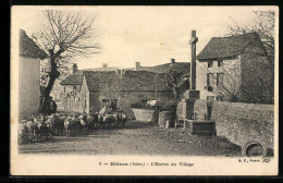CPA Hières, L`Entrée Du Village  - Other & Unclassified
