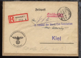 Darmstadt OSt. DARMSTADT 1 Ac 16.11.42 + Gedruckter BfSt.  - Other & Unclassified