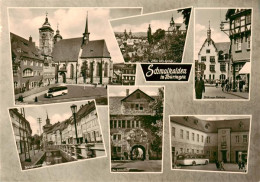 73892522 Schmalkalden Altmarkt Kirche Rathaus Teufelsbrunnen Mit Tor Im Schlossh - Schmalkalden