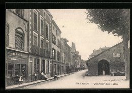 CPA Crémieu, Quartier Des Halles  - Crémieu