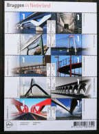 HOLANDA IVERT 3258/67 BLOQUE NUEVO ** PUENTES DE HOLANDA - VER 3 FOTOS - Unused Stamps