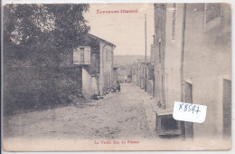 ECROUVES- LA VIEILLE RUE DU PLATEAU- CACHET DE FRANCHISE AU DOS - Autres & Non Classés