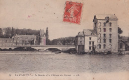 C8-72) LA FLECHE - LE MOULIN ET LE CHATEAU DES CARMES - La Fleche