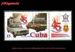 CUBA MINT. 2004-12 45 ANIVERSARIO POLICÍA NACIONAL REVOLUCIONARIA & DEPARTAMENTO DE SEGURIDAD DEL ESTADO - Ongebruikt