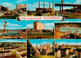 73891869 Wolfsburg VW Stadt Teilansichten Schwimmbad Schloss Siedlung Wolfsburg - Wolfsburg