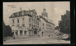 AK Göppingen, Partie An Der Haumtpost Mit Gasthof Zur Post  - Göppingen