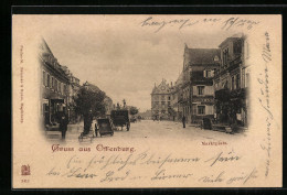 AK Offenburg, Marktplatz Mit Geschäften  - Offenburg