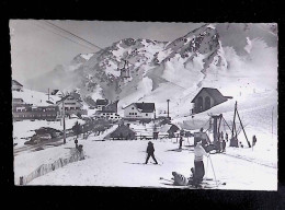 Cp, 65, La Mongie, Les Pistes Et Gare Du Téléférique, Voyagée 1962, Ed. Cap - Altri & Non Classificati