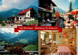 73891749 Mittelberg Kleinwalsertal AT Cafe Behringer Gaststube Terrasse Panorama - Altri & Non Classificati