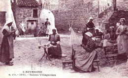 AUVERGNE  -  Scenes Villageoises - Auvergne