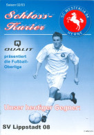 Fußball-Programm PRG SC Westfalia Herne 04 - SV Lippstadt 08 2.4.2003 Borussia Goldin Emscherland Emscherland Westfalen - Programmes