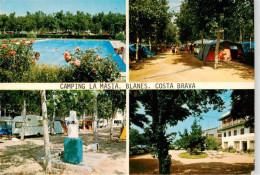 73891352 Blanes Costa Brava ES Camping La Masia Schwimmbad Zeltplatz Restaurant  - Otros & Sin Clasificación